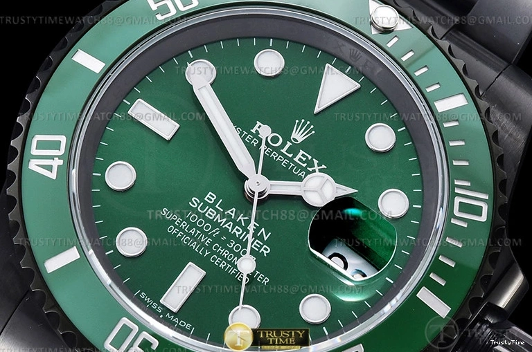 1227 ROLSUB0425A – Blaken Sub 116610LV PVD SS Black V6F V2 VS Cozy 1051